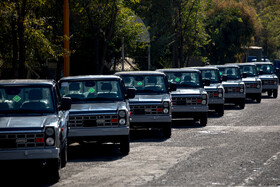 آیین واگذاری 1000 دستگاه کامیونت به سازمان شهرداری‌ها و دهیاری‌های کشور