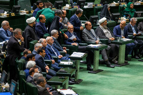 مسعود پزشکیان، رئیس جمهور در صحن علنی مجلس - ۲۰ آبان