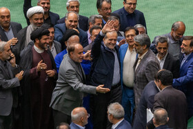 مسعود پزشکیان، رئیس جمهور در صحن علنی مجلس - ۲۰ آبان