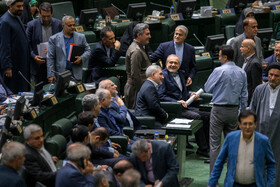 مسعود پزشکیان، رئیس جمهور در صحن علنی مجلس - ۲۰ آبان