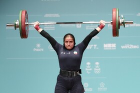 درخشش دختر وزنه‌بردار ایران با یک طلا و ۲ برنز در بازی‌های کشورهای اسلامی