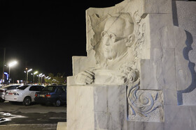 رونمایی از سردیس روح‌الله خالقی در حاشیه مراسم نکوداشت این موسیقی‌دان و آهنگساز فقید کرمانی با حضور استاندار، معاون سیاسی اجتماعی استانداری، شهردار کرمان، مدیرکل فرهنگ و ارشاد اسلامی استان