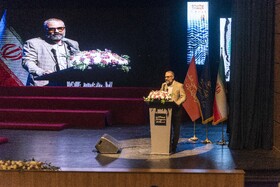 «امیرحسین فلاحت پیشه»دبیر سی و هفتمین جشنواره تئاتر مازندران دراختتامیه جشنواره تاتر مازندران