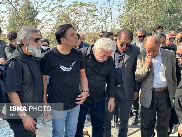 کاظم هژیرآزاد بر پیکر همسرش: زویا رفت بی‌خداحافظی+ویدئو