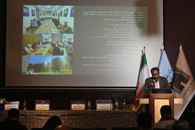 مجسمه فردوسی در جنگ ۱۲ روزه رها شده بود