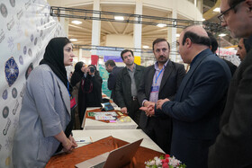 بازدید بهروز خلیلی معاون امور اقتصادی استاندار اردبیل از نمایشگاه توانمندی بانوان و کسب و کارهای خانگی استان اردبیل(روایت روشنایی)