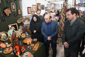 بازدید بهروز خلیلی معاون امور اقتصادی استاندار اردبیل از نمایشگاه توانمندی بانوان و کسب و کارهای خانگی استان اردبیل(روایت روشنایی)