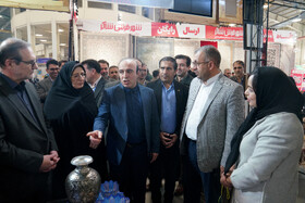 بازدید بهروز خلیلی معاون امور اقتصادی استاندار اردبیل از نمایشگاه توانمندی بانوان و کسب و کارهای خانگی استان اردبیل(روایت روشنایی)