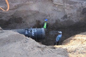 پایان عملیات لوله‌گذاری طرح انتقال آب به شهرهای شمالی استان کرمان