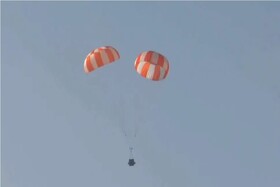 هند چتر نجات اولین کپسول حامل فضانوردان خود را آزمایش کرد