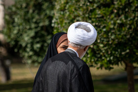 فرزانه صادق مالواجرد، وزیر راه و شهرسازی و مجید انصاری، معاون حقوقی رئیس‌جمهور در حاشیه جلسه هیات دولت - ۲۱ آبان