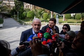 عباس علی‌آبادی، وزیر نیرو در حاشیه جلسه هیات دولت - ۲۱ آبان