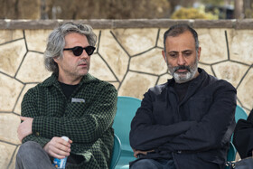 بهمن کیارستمی در تشییع پیکر «همایون ارشادی»