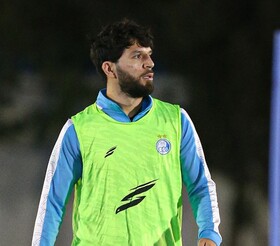 حضور ماشاریپوف در تمرینات گروهی استقلال