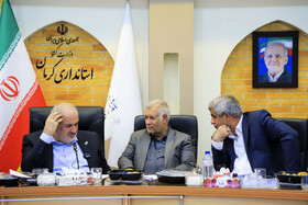 عباس علی‌آبادی ، وزیر نیرو در نشست با نمایندگان مجلس و مدیران صنعت آب و برق استان کرمان