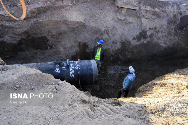 عکس تزئینی است احداث بیش از ۱۰ کیلومتر خط انتقال آب در شهرستان خرمدره