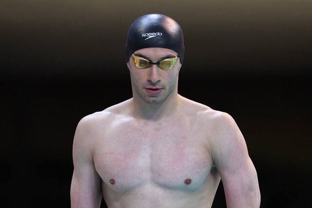 کسب مدال نقره شنا در ۵۰ متر کرال پشت توسط هومر عباسی