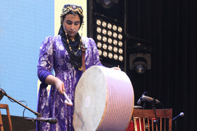 اجرای گروه موسیقی بختیار در پنجمین جشنواره موسیقی کیش، بانوان نواحی ایران