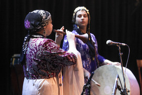 اجرای گروه موسیقی بختیار در پنجمین جشنواره موسیقی کیش، بانوان نواحی ایران