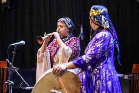 اجرای گروه موسیقی بختیار در پنجمین جشنواره موسیقی کیش، بانوان نواحی ایران