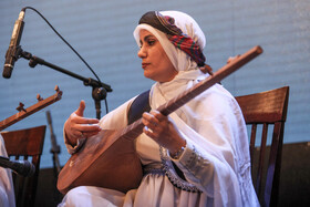 اجرای گروه موسیقی سرو خراسان درپنجمین جشنواره موسیقی کیش، بانوان نواحی ایران