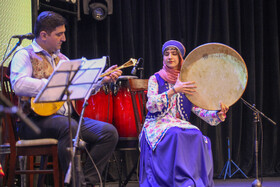 اجرای گروه موسیقی کوپر مازندران در پنجمین جشنواره موسیقی کیش، بانوان نواحی ایران