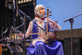 اجرای گروه موسیقی کوپر مازندران در پنجمین جشنواره موسیقی کیش، بانوان نواحی ایران