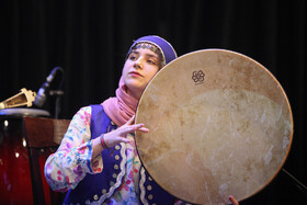 اجرای گروه موسیقی کوپر مازندران در پنجمین جشنواره موسیقی کیش، بانوان نواحی ایران