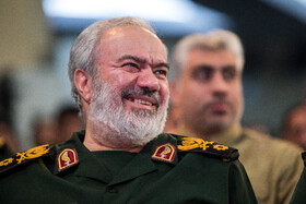 سردار علی فدوی، جانشین فرمانده سپاه در مراسم گرامیداشت شهدای نیروی هوافضای سپاه