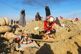 مانور تمام عیار مخاطرات طبیعی استان همدان