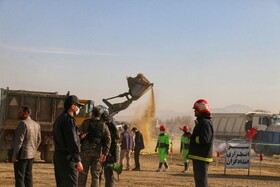 مانور تمام عیار مخاطرات طبیعی استان همدان