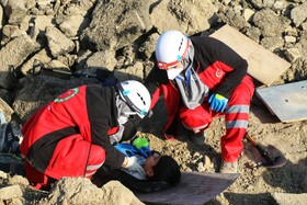 مانور تمام عیار مخاطرات طبیعی استان همدان