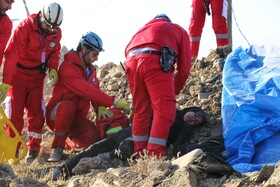 مانور تمام عیار مخاطرات طبیعی استان همدان