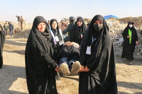 مانور تمام عیار مخاطرات طبیعی استان همدان