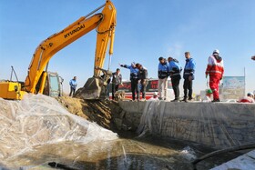 مانور تمام عیار مخاطرات طبیعی استان همدان