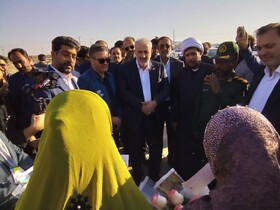 آغاز طرح آبرسانی به مسکن ملی کهنوج و افتتاح پست برق میاندران با حضور وزیر نیرو