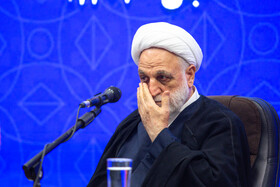 حجت الاسلام و المسلمین غلامحسین محسنی اژه‌ای رئیس قوه قضائیه در شورای اداری استان قم با حضور رییس قوه قضاییه