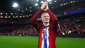 هالند در انتخابی جام جهانی هم آقای گل است