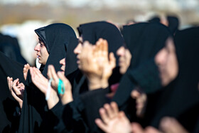 اقامه نماز طلب باران در اراک