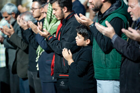 اقامه نماز طلب باران در اراک