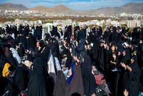 اقامه نماز طلب باران در اراک