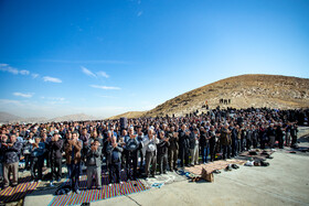 اقامه نماز طلب باران در اراک