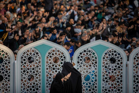 اقامه نماز طلب باران - امامزاده صالح (ع)