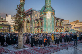 اقامه نماز طلب باران - امامزاده صالح (ع)