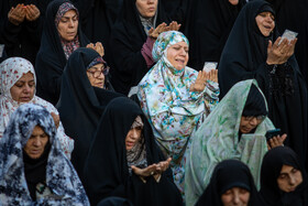 اقامه نماز طلب باران - امامزاده صالح (ع)