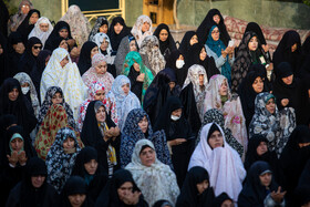 اقامه نماز طلب باران - امامزاده صالح (ع)