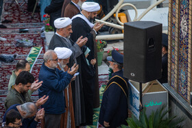 اقامه نماز طلب باران - امامزاده صالح (ع)