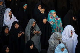 اقامه نماز طلب باران - امامزاده صالح (ع)