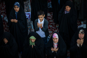 اقامه نماز طلب باران - امامزاده صالح (ع)