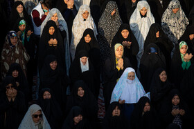 اقامه نماز طلب باران - امامزاده صالح (ع)